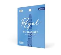 Confezione da 3 ance Rico Royal per clarinetto soprano in SI bemolle, durezza 3,0