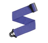 D'Addario Tracolla per chitarra con blocco automatico, accessori acustici ed elettrici, cinghie di bloccaggio facili da usare, utilizza pulsanti esistenti, Polypro, viola