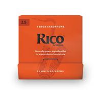D'Addario Woodwinds - Rico Tenor Sax Reeds - Ance Sassofono Tenore - Ance Sax Tenore - Forza 2.5, 25-Pacchetto Sigillata Singolarmente