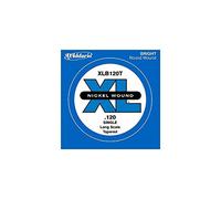 D'Addario XB120T - Corda singola avvolta in nickel per basso, scala lunga, .120, tapered