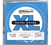 D'Addario XB165TSL - Corda singola avvolta in nickel per basso, scala extra lunga, .165, tapered