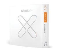 D'Addario XSABR1047 - Corde per chitarra acustica con rivestimento in bronzo XS 80/20 - Maggiore resistenza alla rottura con stabilità di sintonizzazione - Per chitarre a 6 corde - 10-47 Extra Light