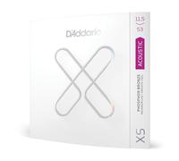 Corde D'Addario per chitarra - Corde rivestite XS Phosphor Bronze per chitarra acustica - XSAPB11552 - Per chitarre a 6 corde - Scalatura Custom Light Plus 11,5-53