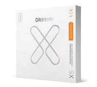 D'Addario XSAPB1047-3P - Corde per chitarra acustica rivestite in bronzo fosforoso XS, massima durata con una sensazione liscia e un tono eccezionale, per chitarre a 6 corde, extra leggere da 10 a 47