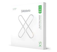 D'Addario XSB45105 XS corde per basso rivestite in nichel avvolto 45-105, Regular Light Top/Medium Bottom, scala lunga, 4 corde