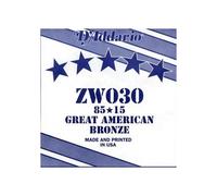 D'Addario ZW030 .030 85/15 Bronze Wound