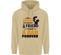 Daddy A Dad Forever Divertente Festa Del Papà Uomo Felpa