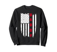 Daddy American Flag Patriotic Funny Fathers Day Felpa