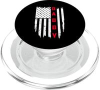 Daddy American Flag Patriotic Funny Fathers Day PopSockets PopGrip per MagSafe