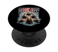 Daddy Bear Orso Potente Regalo Umorismo stile personalizzato bootleg PopSockets PopGrip Adesivo