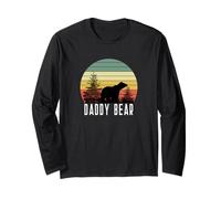 Daddy Bear Papa Bear Dad - Orso Nero Maglia a Manica