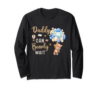 Daddy Can Bearly Wait Bear Bear, Bebè, Genere Neutro Maglia a Manica