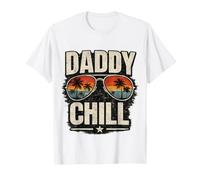 Daddy Chill Funny Viral TIK Trending Meme Distressed Maglietta