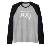 Daddy Coming Soon Daddy 2022 for The Best papà Maglia con Maniche Raglan