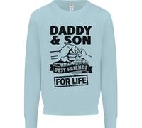 Daddy E Figlio Migliori Amici Felici Giornata Del Padre Felpa Per Bambini