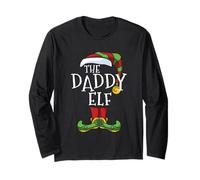 Daddy Elf Christmas Maglia a Manica