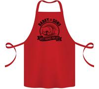 Daddy & Figli Migliori Amici Festa Del Papà Grembiule di Cotone 100% Organico