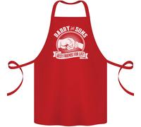 Daddy & Figli Migliori Amici per Vita Cotone Grembiule 100% Biologico