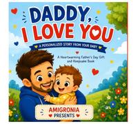 Daddy, I Love You: A Personalized Story From Your Baby - A Heartwarming Father's Day Keepsake Book