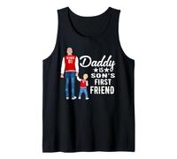 Daddy Is Son's First Friend Son To Dad Funny Fathers Day Canotta