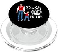 Daddy Is Son's First Friend Son To Dad Funny Fathers Day PopSockets PopGrip per MagSafe