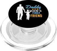 Daddy Is Son's First Friend Son To Dad Funny Fathers Day PopSockets PopGrip per MagSafe