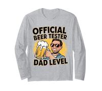 Daddy Needs a Beer Funny Parenting Design per papà esausti Maglia a Manica