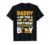Daddy Of The Birthday Boy Costruzione Escavatore Trattore Maglietta