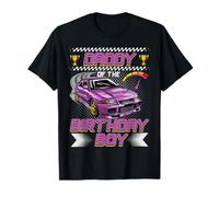Daddy of The Birthday Boy Race Car Party Family Matching Maglietta