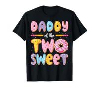 Daddy of The Two Sweet Donut 2 ° Compleanno Ragazzo Ragazza Maglietta