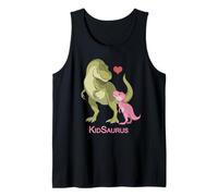 Daddy T-Rex & Cute Pink Baby KidSaurus Dinosaurus Canotta