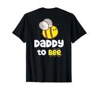 Daddy-To-Bee Promosso a Padre Presto per Essere papà Arte sul Retro Maglietta