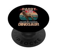 Daddy You Are As Strong As T Rex Dinosaur Fathers Day PopSockets PopGrip Adesivo