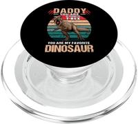 Daddy You Are As Strong As T Rex Dinosaur Fathers Day PopSockets PopGrip per MagSafe