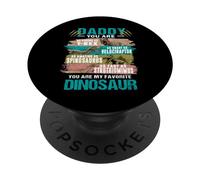 Daddy You Are My Favorite Dinosaur Fathers Day For Dad PopSockets PopGrip Adesivo
