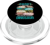 Daddy You Are My Favorite Dinosaur Fathers Day For Dad PopSockets PopGrip per MagSafe