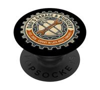 Daddy's Auto & Nursery Late Night Tuneup Est 2026 PopSockets PopGrip Adesivo
