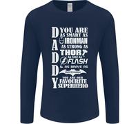 Daddy's Favourite Supereroe Festa Del Papà Uomo Maniche