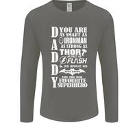 Daddy's Favourite Supereroe Festa Del Papà Uomo Maniche