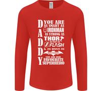 Daddy's Favourite Supereroe Festa Del Papà Uomo Maniche