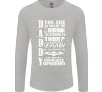 Daddy's Favourite Supereroe Festa Del Papà Uomo Maniche