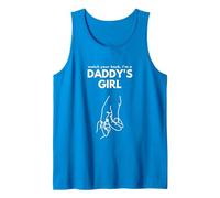 Daddy's Girl Watch Your Back, Regalo per Padre e Figlia Canotta, Uomo, Zaffiro, L