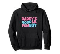 Daddy's Good Little Femboy Citazione Design, Comunità LGBTQ Felpa con Cappuccio