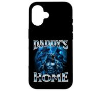 Daddys Home Alpha Maschio Lupo Meme Divertente Custodia per iPhone 16