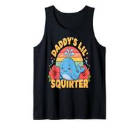 Daddy's Lil' Squirter Carino Balena papà Figlia Canotta
