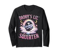 Daddy's Lil' Squirter Whale Rainbow Bootleg y2k Maglia a Manica