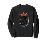 Daddy's Little Birthday Girl Dad of The Birthday Girl Crown Felpa, Unisex per Adulti, Nero, S