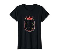 Daddy's Little Birthday Girl Dad of The Birthday Girl Crown Maglietta, Donna, Nero, XL