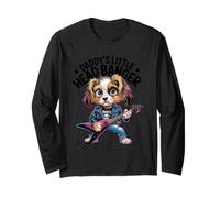 Daddy's Little Head Banger Puppy Rock Maglia a Manica