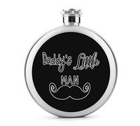 Daddy's Little Man, fiaschetta da barba per liquori, bottiglia di vino portatile, simpatica fondina in acciaio inox
